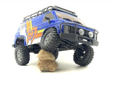 HOBBY PLUS RC 1:18 CRAWLER CR18P EVO-V2 "ROCK VAN" BLAU RTR